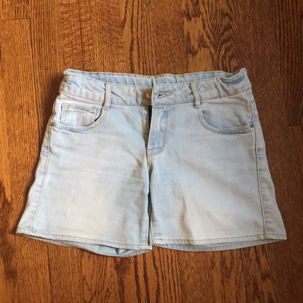 Bleu zara kids denim short